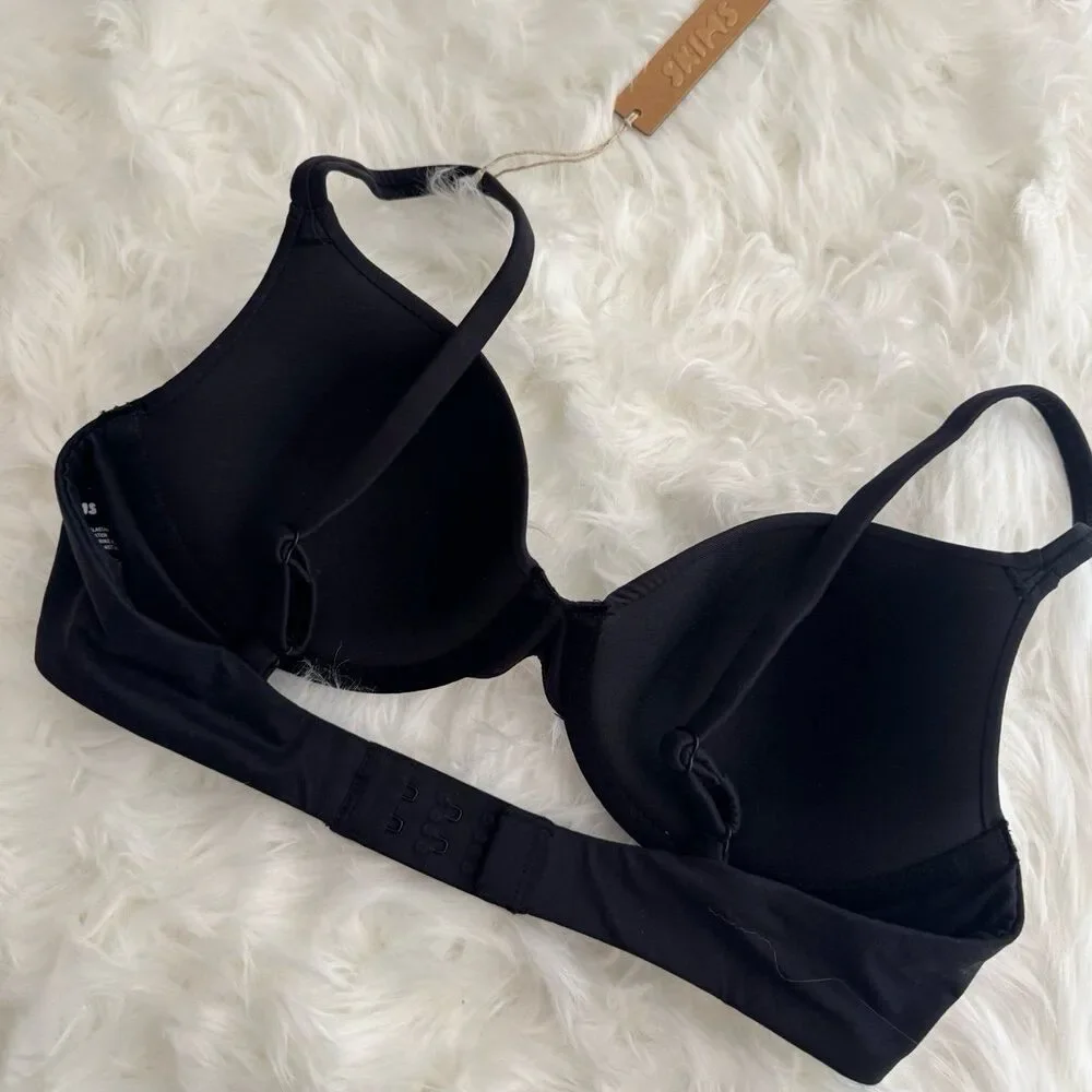 Skims Fits Everybody T-shirt Bra Onyx Size 32B BR-TSH-2023 - Picture 5 of 7